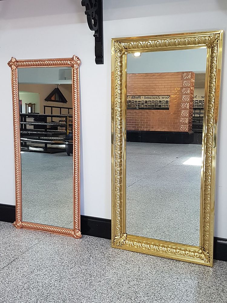 Custom Brass and Copper Mirrors